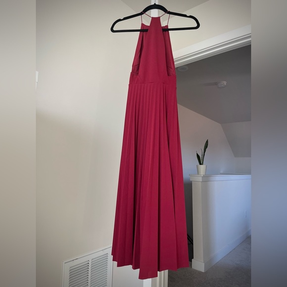 NWT ASOS RACERBACK PLEATED MIDI DRESS - Picture 5 of 6